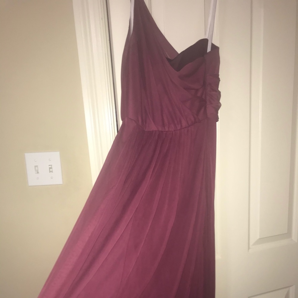 David’s Bridal size 10 wine dress